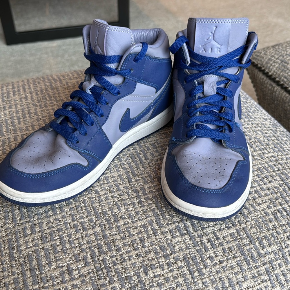 Nike Air Jordans purple size 6.5